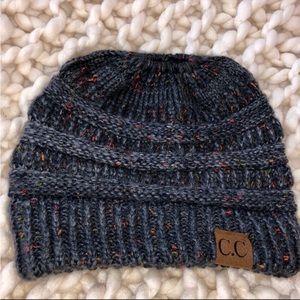 C.C • Messy Bun Beanie